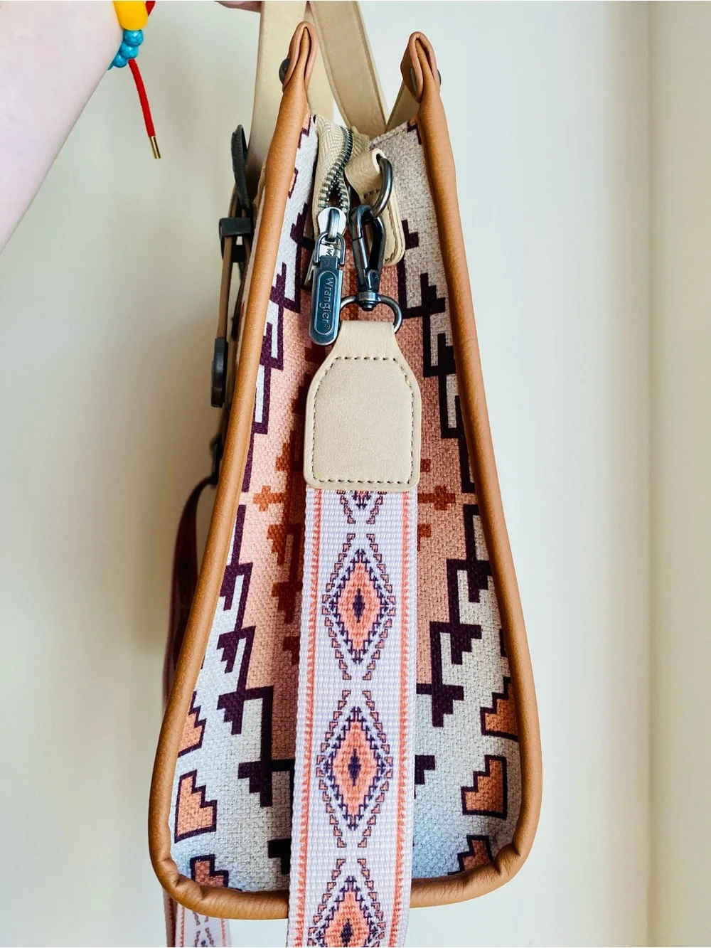 Wrangler Aztec Print Tote Bag